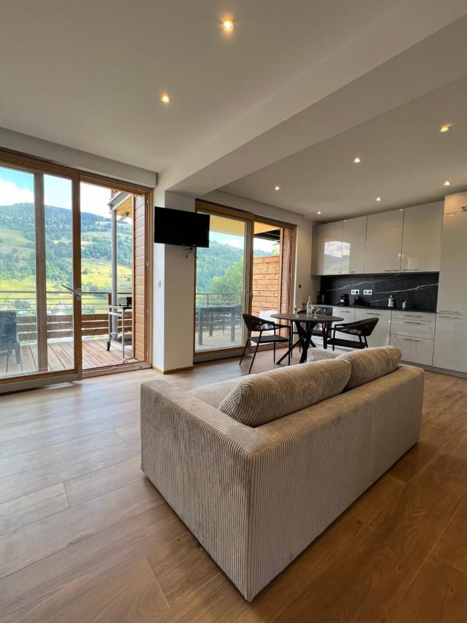 Magnifique Appartement Classe 4 Etoiles Avec Sauna Et Terrasse Dans Chalet La Bresse Eksteriør billede