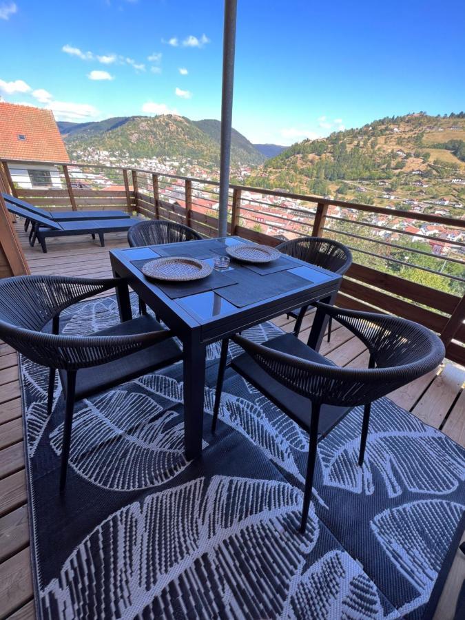 Magnifique Appartement Classe 4 Etoiles Avec Sauna Et Terrasse Dans Chalet La Bresse Eksteriør billede